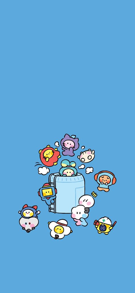 Treasure Wallpaper, Treasure Yg, Friends Wallpaper, Treasure Planet, Iphone Wallpaper Themes, Line Friends, Animal Art, Cute Wallpapers, Iphone Wallpaper