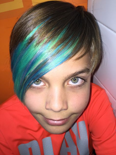 Neon hair, boys skater haircut, blue hair, privana neon colors Ice Cream Haircut Boy, Ice Cream Scoop Hair Boy, Skater Haircut, Neon Blue Hair, Blonde Hair Guy, Skater Boy Hair, Boys Skater, Boys Blue Hair, Boys Colored Hair