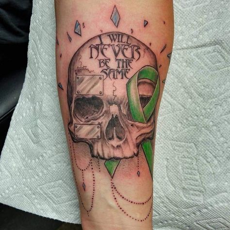 Muscular Dystrophy Tattoo, Traumatic Brain Injuries Tattoo, Tbi Tattoo Ideas, Injury Quotes, Justin Tattoo, Summer Tattoos, Survivor Tattoo, Hunter Tattoo, Summer Tattoo