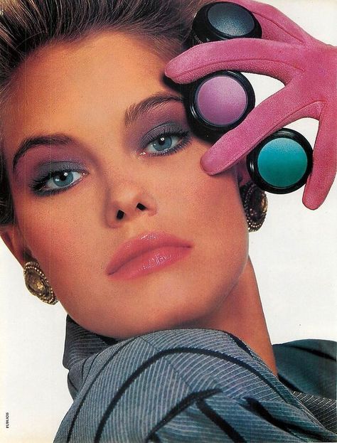 1980 Makeup, 80s Hair And Makeup, 1980s Makeup And Hair, 80’s Makeup, 80s Makeup Looks, 1980's Makeup, 1980s Makeup, Renee Simonsen, Makeup Magazine