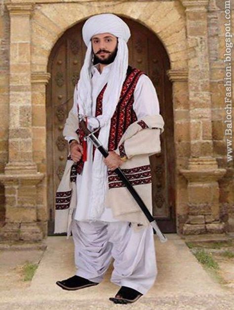 Balochi Culture Balochi Dress Men, Balochistan Culture, Baloch Culture, Balochi Culture, Shalwar Kameez Designs, Pakistan Clothes, Arabic Clothing, Pakistani Culture, Beautiful Pakistan