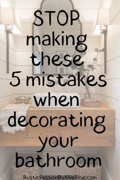 Makeover Kamar Mandi, Moderne Have, Small Bathroom Diy, Bathroom Shelf Decor, Clean Bathroom, Bathroom Decorations, Bathroom Farmhouse Style, Bad Inspiration, Small Bathroom Ideas On A Budget