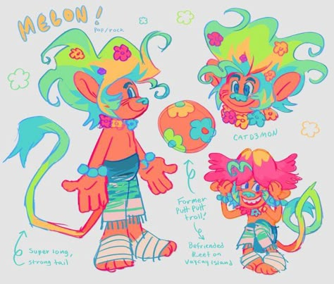 Troll Oc Art, Trolls Oc, Trolls Art, Star Pasta, Trolls Fanart, Trolls Dreamworks, Trolls Movie, Punk Art, Dreamworks Trolls