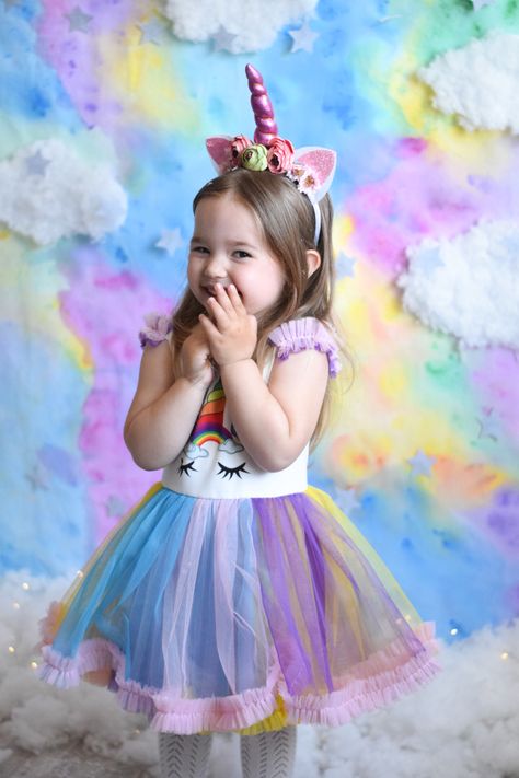 Unicorn Photoshoot, Stylish Kids Fashion, Unicorn Theme, M Photos, Baby Frocks Designs, Birthday Diy, Frock Design, Stylish Kids, Photography Inspo