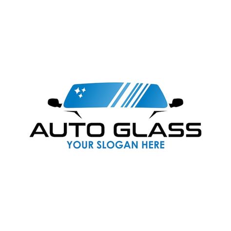 Auto Glass Logo, Glass Logo Design, Glass Logo, Car Coating, Windshield Repair, Glass Store, Car Glass, Car Washing, Glass Repair