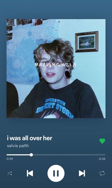 #indie #music #aesthetic #wallpapers #screenshots #alternative Spotify Song Screenshots, Spotify Music Screenshots, Song Screenshots, Music Screenshots, I Was All Over Her, Salvia Plath, Salvia Palth, Spotify Card, Cool Album Covers