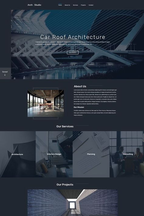 Why Doesn’t Your Website Stand Out? - Muzli - Design Inspiration Arch Template, Cv Website, Design De Configuration, Corporate Website Design, Inmobiliaria Ideas, Interior Design Website, Roof Architecture, Corporate Website, Website Design Layout