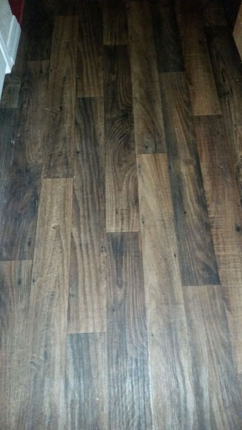 Painting vinyl flooring Paint Vinyl Plank Floor, Painting Vinyl Plank Floors, Painting Lvp Floors, Dark Brown Vinyl Flooring, Painting Vinyl Flooring, Painting Vinyl Floors, Life Proof Vinyl Flooring, Brown Vinyl Flooring, Cork Birdhouse