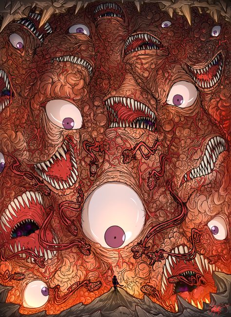 Wall of Flesh (TERRARIA) - Videogame FanArt Wall Of Flesh Terraria, Wall Of Flesh, Terraria Art, Terraria Memes, Videogame Fanart, Terrarium Base, Terraria House Design, Wall Terrarium, Geeky Art