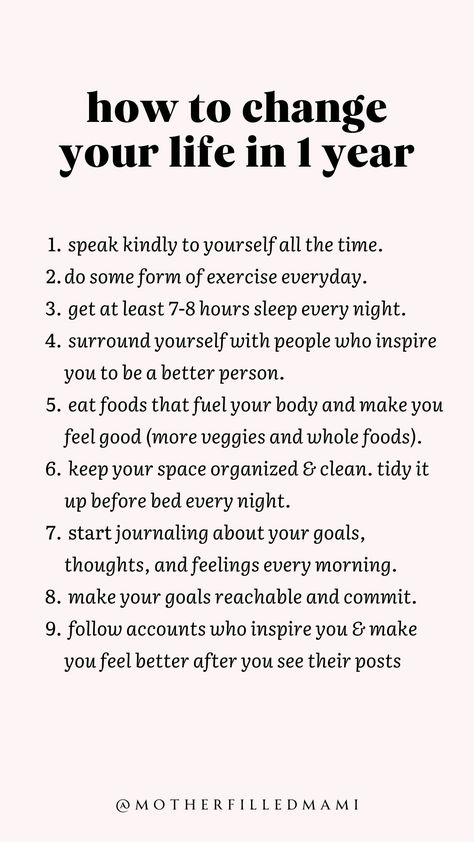 How to change your life in 1 year. Life Changing Routines, Things To Change In Your Life, Things That Will Change Your Life, Ways To Enjoy Life, How To Balance Your Life, Change Your Life In A Year, Change Your Life In One Year, How To Change Your Personality Tips, 3 Month Life Change