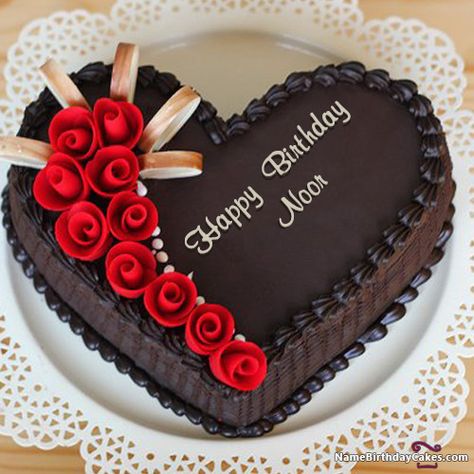 Happy Birthday Noor Cakes, Cards, Wishes Cake Name Edit, Birthday Cake With Name Edit, Happy Birthday Cake Writing, Chocolate Cake With Name, Chocolate Cake Images, Happy Birthday Cake With Name, Happy Birthday Chocolate Cake, Birthday Cake Images, Birthday Cake Write Name