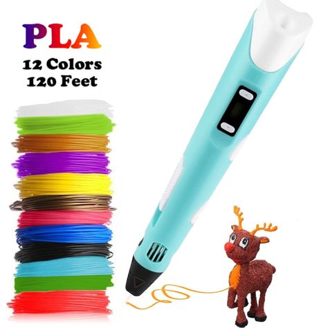 Dikale 3D Pen LED Screen DIY 3D Printing Pen PLA Filament Creative Toy Gift For Kids Design Drawing 3D Printer Pen Drawing Stift|3D Pens| - AliExpress Kids Fun Facts, Crafting Ideas For Kids, Cute Binder, 3d Pen Ideas, 3d Drawing Pen, Paranormal Equipment, Sheet Face Masks, 3d Printer Pen, Photo Cards Diy