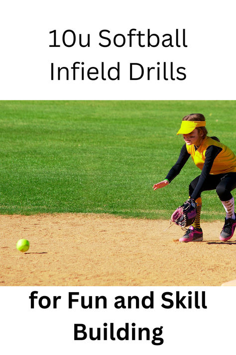 10u Softball Infield Drills for Fun and Skill Building Softball Drills For 8u, Softball For Beginners, 10u Softball, Softball Drills, Softball Coach, Skill Building, Drills, Softball, My Blog