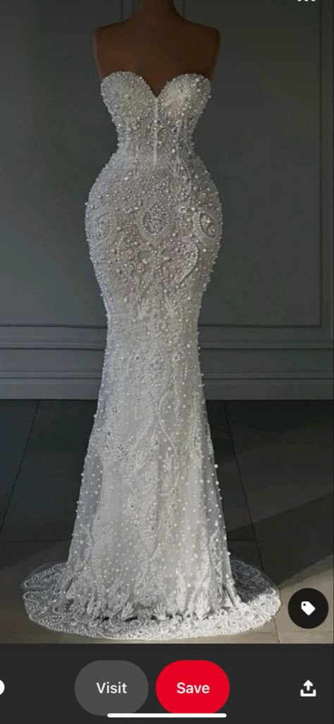 Pearl Wedding Dress Black Women, Mermaid Wedding Dress Beaded, Arabic Mermaid Wedding Dress, Fitted Pearl Wedding Dress, All Pearl Wedding Dress, Sparkly Bodycon Wedding Dress, Diamond Mermaid Wedding Dress, Mermaid Beaded Wedding Dress, Diamond Reception Dress