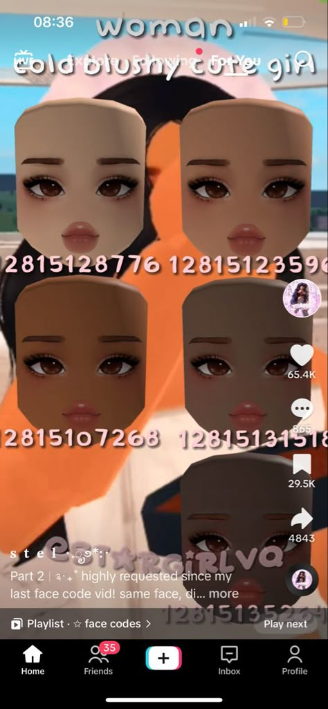 Bloxburg Face Codes Brown Eyes, Brookhaven Codes, Blocksburg Outfit Codes￼, Code Roblox, Girl Code, Coding Clothes, Outfit Codes, Roblox Codes, Powerpuff Girls