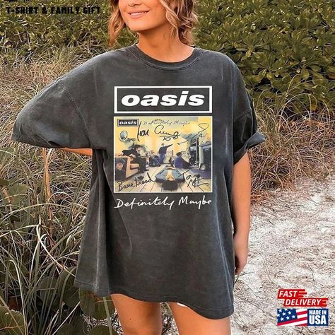 Oasis T-Shirt Vintage 90S Merch Classic Check more at https://tshirtfamilygift.com/product/oasis-t-shirt-vintage-90s-merch-classic/ Retro Sweatshirts, 90s Shirts, Unisex Gift, Hozier, Concert Tees, Post Malone, Unisex Gifts, Tour Shirt, Tour T Shirts