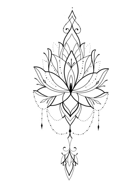 Daffodil Mandala Tattoo, Lotus Flower Finger Tattoos For Women, Geometric Lotus Tattoo Design, Buttcheek Tattoo Women, Ornamental Lotus Tattoo, Lotus Bracelet Tattoo, Tattoo Brazo Mujer, Small Lotus Tattoo, Geometric Tattoo Sleeve Designs