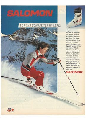 Old Magazine Ads: 1985 - SOLOMON - Old Magazine Ad - SX81 SKI BOOT -... Photo Ski, Ski Magazine, Old Skis, Ski Party, Old Magazine, Ski Boot, Ski Club, Retro Ski, Book Photo