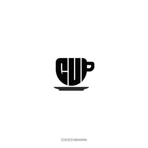 Chai Logo, Cup Logo Design, Cup Typography, Coffee Art Drawing, Minimal Logo Design Inspiration, Typography Logo Inspiration, Tea Logo, Cafe Concept, Logo Design Inspiration Creative