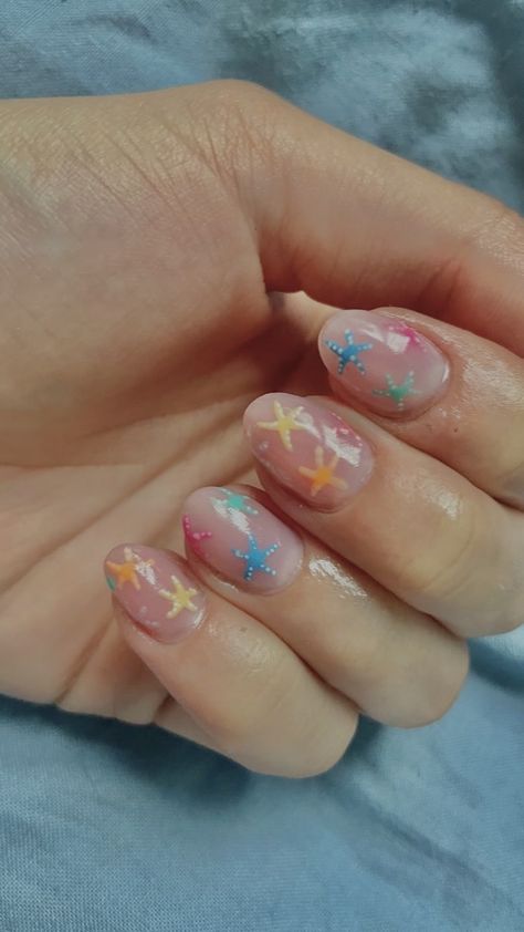 Hawaii Nails, Cruise Nails, Florida Nails, Beachy Nails, Simple Gel Nails, Summery Nails, Cute Gel Nails, Beach Nails, Girls Nails