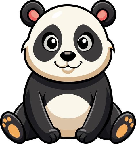 Panda Vector, Phoneme Segmentation, Panda Clipart, Panda Animal, Forest Background, Cartoon Panda, Art Decor Diy, The Cartoon, Class Decoration