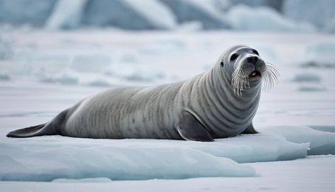 Bearded Seal Facts Bearded Seal, Arctic Wildlife, Arctic Habitat, Arctic Sea, Seal Pup, Marine Ecosystem, Marine Environment, Social Behavior, Marine Mammals