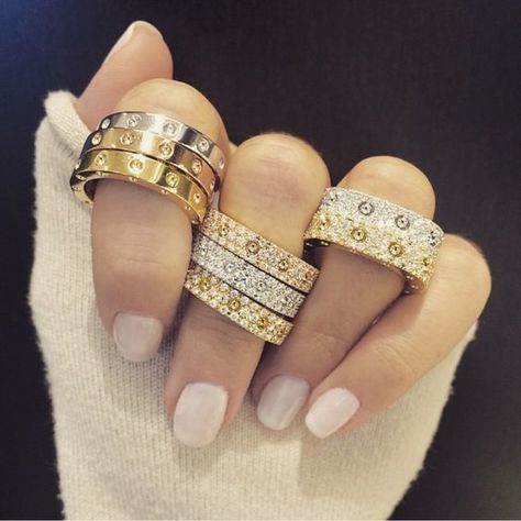 Cartier LOVE rings ♡ Future Motivation, Lux Life, Cartier Love Ring, Beautiful Accessories, Cartier Jewelry, Cartier Love, Bling Rings, Cartier Ring, Jewelry Inspo