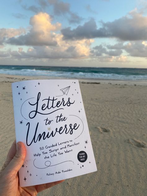 Letters to the Universe: A Scripting Journal Letters To The Universe, Letter To Universe Manifestation, Letter To The Universe, Scripting Journal, Scripting Manifestation, Manifesting Journal, Raise Your Vibration, Writing Therapy, Letter Sample