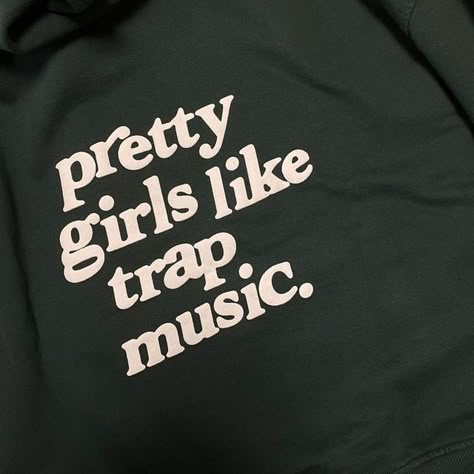 Trap Music Wallpaper, Spam Pfps, Trap Music, Streetwear Aesthetic, Music Aesthetic, Music Wallpaper, Spotify Playlist, Oversize Hoodie, Pretty Words