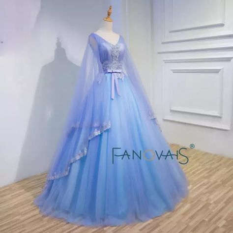 Medieval Wedding Dresses, Blue And Purple Dress, Blue Purple Dress, Medieval Wedding Dress, Gaun Abad Pertengahan, Ball Gown Prom Dress, Purple Tulle, Dress Quinceanera, Medieval Wedding