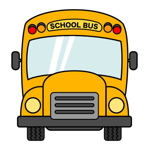 Front of School Bus Download Picture｜illustoon School Bus Pictures, School Bus Clipart, School Bus Drawing, Bus Drawing, Teaching Clipart, School Lines, Bus Art, Classroom Clipart, Clip Art Free