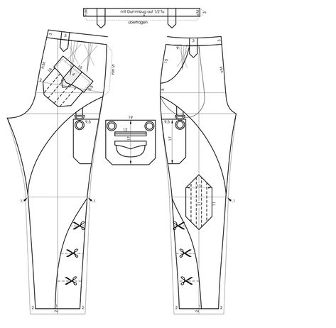 Cargo Pant Pattern, Cargo Pocket Pattern, Cargo Pants Pattern, Trouser Pants Pattern, Pants Pattern Free, Men Pants Pattern, Pattern Construction, Celana Kargo, Paperbag Hose