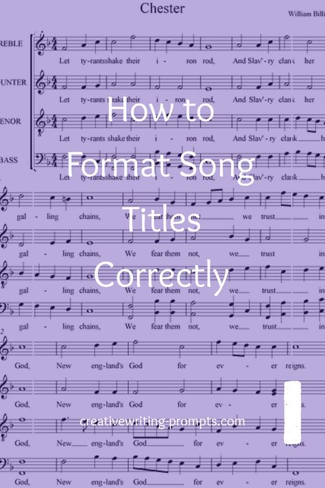 Are you unsure about how to format song titles in your creative writing? You'll be pleased to know that we've gathered essential tips to help you decide whether to italicize or use quotation marks. Understanding the rules for punctuation in writing styles can be a game changer for authors, songwriters, and poets alike. Keep your writing looking polished and consistent! Whether it’s for school, essays or your next manuscript, this guide is here to clear up your confusion and enhance your writing skills. Different Writing Styles, Song Writing, Song Titles, Musical Composition, Writing Essentials, Quotation Marks, Creative Writing Prompts, Writers Block, Writing Styles