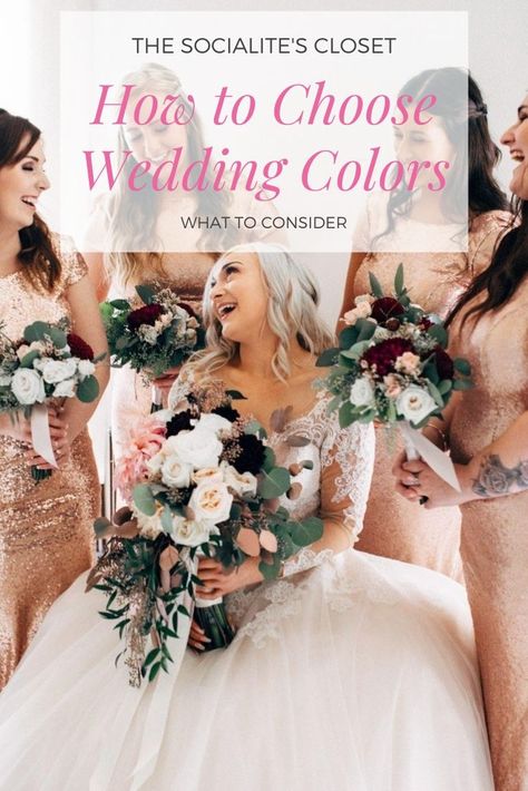 How to choose wedding colors and palette for your event #weddings June Bridal Party Colors, September Wedding Ideas Color Palettes, How To Choose Your Wedding Colors, Wedding Ideas August, Summer Rustic Wedding Ideas Color Schemes, June Wedding Ideas Color Palettes, June Bridesmaid Dresses Color Palettes, How To Choose Wedding Colors, Wedding Colors For June