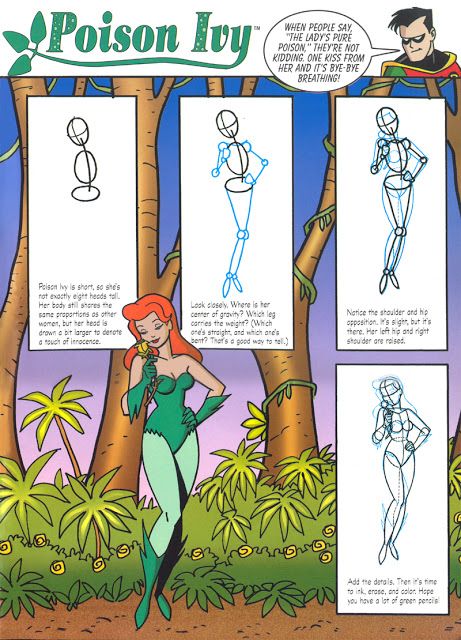 Bruce Timm Batman, Poison Ivy Cartoon, How To Draw Batman, Novel Layout, Graphic Novel Layout, Brutal Legend, Dc Style, Poison Ivy Batman, Batman Drawing