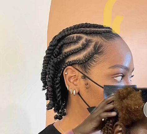 Short Braided Hairstyles For Black Women Cornrows Natural Hair, Black Hair Styles Cornrow, Simple Natural Hair Braids, Black Hairstyles Short Braids, Chunky Cornrows For Black Women, Protective Styles For Natural Hair Cornrows, Natural All Back Cornrows, Short Braids For Black Women Natural Hair, Cornrow Hairstyles On Short Natural Hair