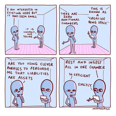 Nathan Pyle, Alien Comic, Aliens Guy, Goofy Things, Planet Comics, Strange Planet, Cartoon Strip, Aliens Funny, Funny Comic Strips