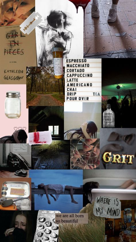 Girl in pieces #girlinpieces #deppressed #sadgirlcore #book Girl In Pieces Book, Girl In Pieces, Shameless Tv Show, Nerd Problems, Getting Over Him, Beloved Book, Unread Books, Book Annotation, Book Nerd Problems