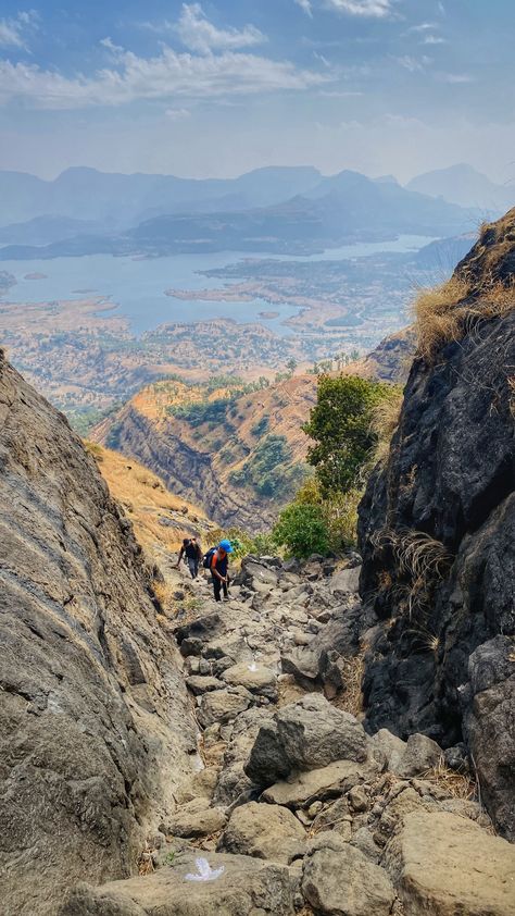 There are 2 3 paths for kalsubai peak bari base village (mostly preferred) panjare and udadavne Village (2% ppreference We chose panjare as bas village and started trekking it was around 7 hours trekk which literally showed us mirror one of the difficult path every choose if you are regular trekker you must choose this and not for beginners. Kalsubai Trekking, Kalsubai Peak, Start Trek, Beach Background Images, Beach Background, Background Wallpaper For Photoshop, 2025 Vision, 7 Hours, Show Us