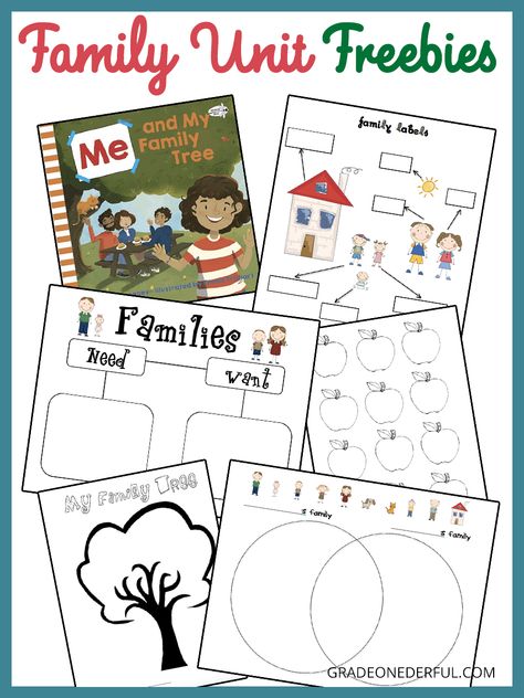 First Grade Free Printables, Family Poems For Kids, Family Theme Preschool, House Plans Sketch, Kindergarten Enrichment, Small Cabin House Plans, Preschool Families Activities, Preschool Family Theme, Esl Kindergarten