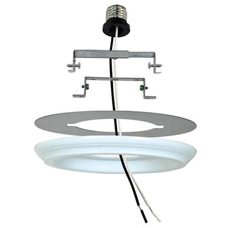 The Can Light Conversion Kit Ceiling Can Lights, Recessed Lighting Ideas, Recessed Light Conversion Kit, Recessed Can Lights, Can Lighting, Recessed Lighting Fixtures, Kitchen Island Lights, Entry Lighting, White Light Fixture