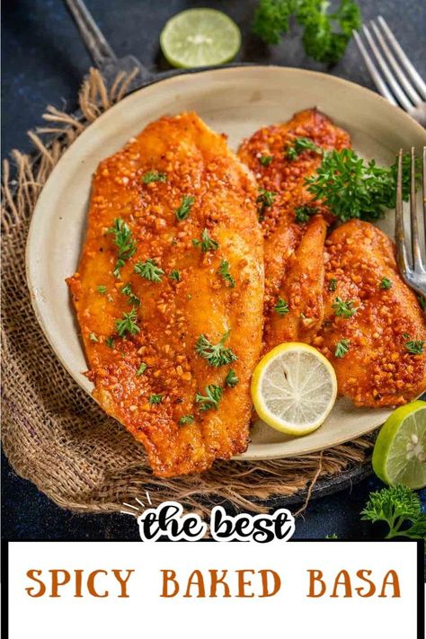 Basa Fish Recipes Air Fryer, Basa Fish Recipes Healthy, Baked Basa Fish Recipes, Basa Fish Recipes Baked, Basa Recipes Baked, Basa Recipes, Basa Fillet Recipes Air Fryer, Frozen Basa Fillet Recipes, Oven Baked Basa Fish Recipes