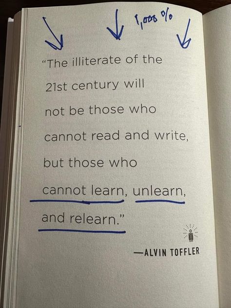 Alvin Toffler, Educational Illustration, Cognitive Dissonance, Read And Write, Learning Style, Learning Quotes, Character Education, Always Learning, Literary Quotes