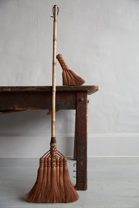 Broom Making, Handmade Broom, Roman And Williams, Brooms And Brushes, Home Room Decor, Witch Broom, Witch House, Bean Bags, Brooms