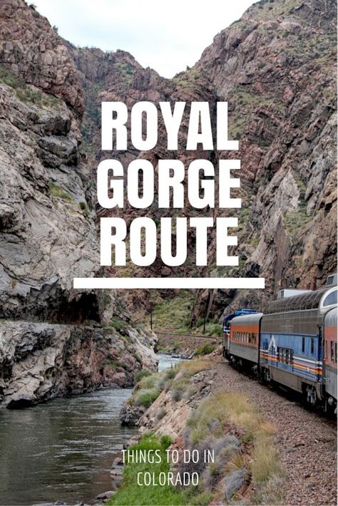 Royal Gorge Route is a fantastic scenic train ride in #Colorado! Read post to find out more... Royal Gorge Train Ride Colorado, Colorado Train Rides, Royal Gorge Colorado Train, Colorado Train, Train Rides In Colorado, Royal Gorge Colorado, Denver Travel Guide, Colorado Springs Vacation, Train Vacations