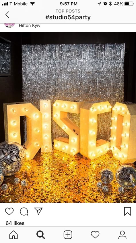 Disco Formal Decorations, Disco Theme Stage Decor, Disco Dance Decor, Outdoor 70s Party, Disco Party Decorations Diy 70s, Disco Dance Decorations, Disco Fever Prom Theme, Boogie Wonderland Party, Disco Prom Theme 70s Party