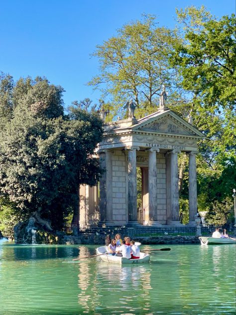 Rome Gardens, Rome Aesthetic Photos, Aesthetic Rome Pictures, Rome Botanical Garden, Land Painting, Rome Italy Aesthetic, Borghese Gardens, Villa Borghese Gardens, Borghese Gallery