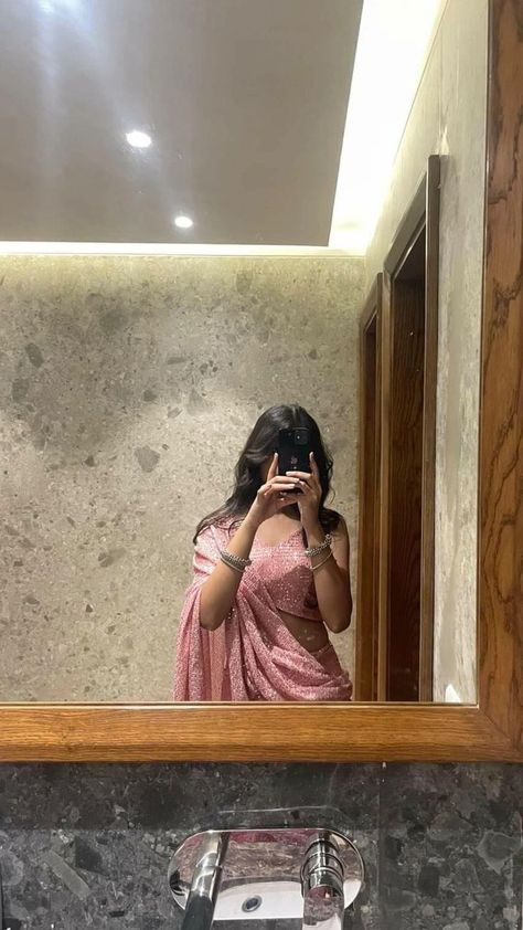 I said in a low voice realising whom was i shouting "maaf kariyega ma… #romance #Romance #amreading #books #wattpad Aesthetic Girl Indian, Indian Mirror Selfie, Indian Aesthetic Girl, Saree Mirror Selfie, Indian Girl Aesthetic, Aesthetic Mirror Pics, Love My Life, Desi Fashion Casual, Mirror Selfie Poses