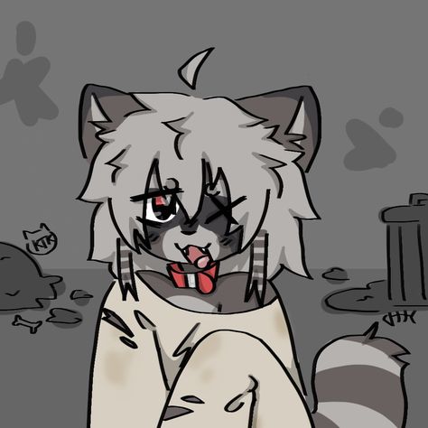 Raccoon Pfp Drawing, Raccoon Oc Art, Raccoon Girl Character Design, Raccoon Fursona Art, Raccoon Oc Human, Cute Fursona Art, Racoon Fursona, Raccoon Character Design, Raccoon Fursona