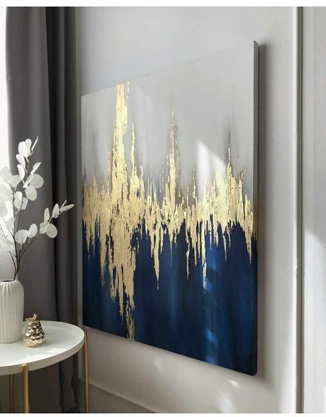 Canvas Walls, Living Room Canvas Art, Walls Decor, Gold Art Painting, Abstract Painting Techniques, Diy Abstract Canvas Art, Resin Art Painting, Modern Art Paintings Abstract, Diy Canvas Wall Art